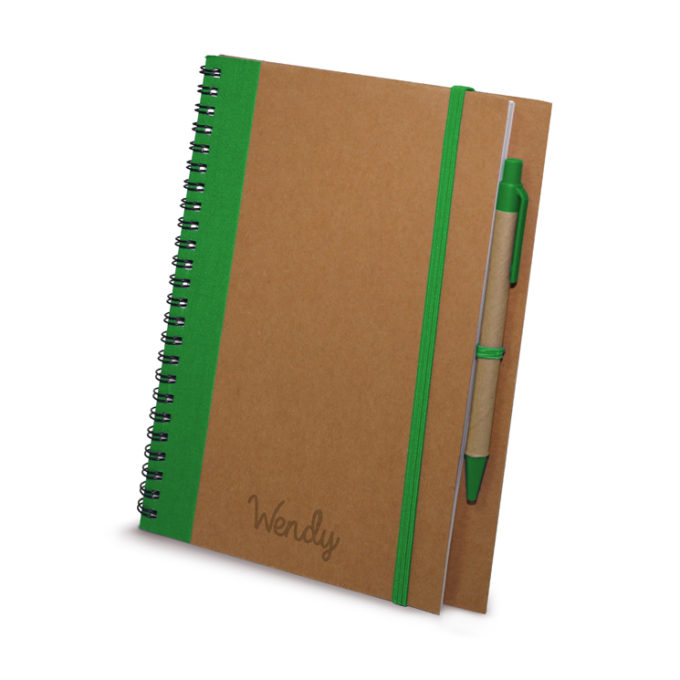 Libreta con lapicero